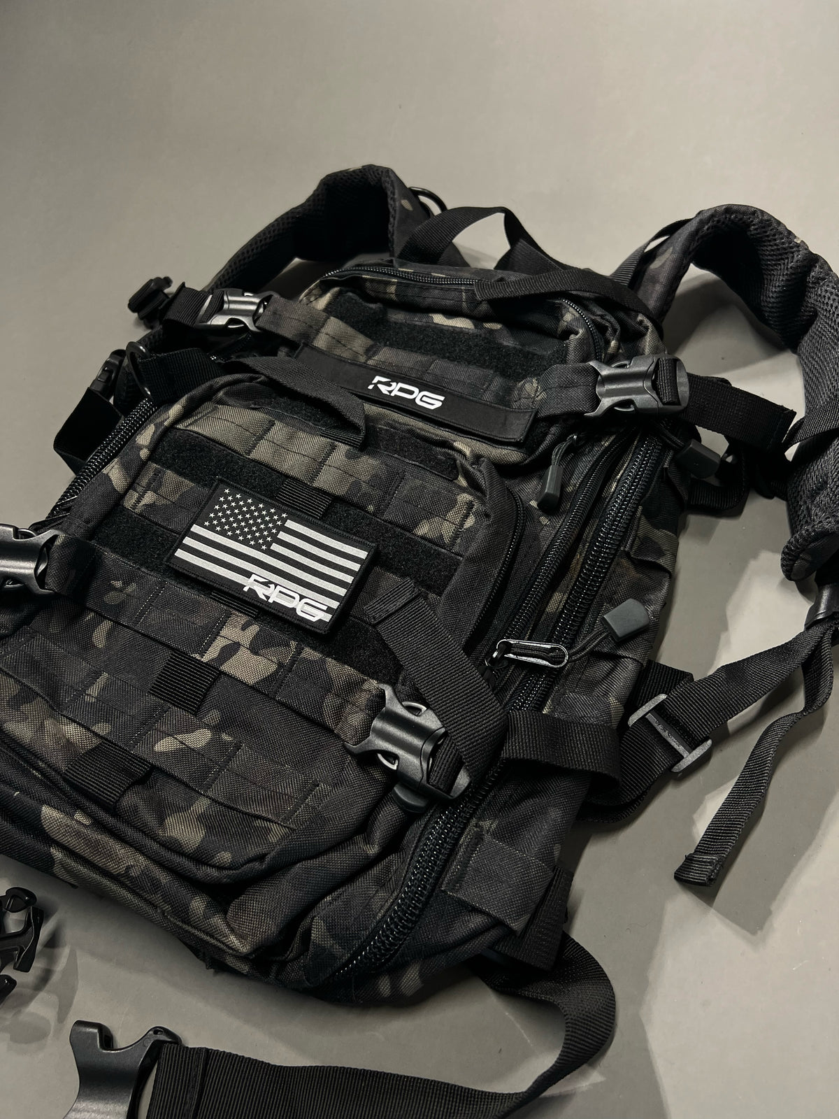 RPG SMALL ASSAULT BACKPACK (BLACK CAMO)