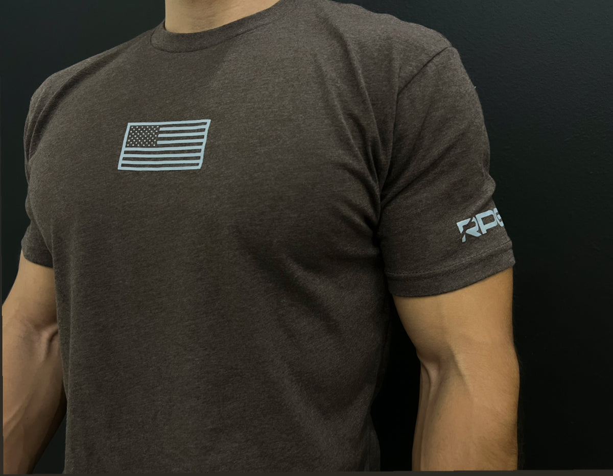 MEN'S RECON PERFORMANCE GEAR "BASIC" TEE - ESPRESSO