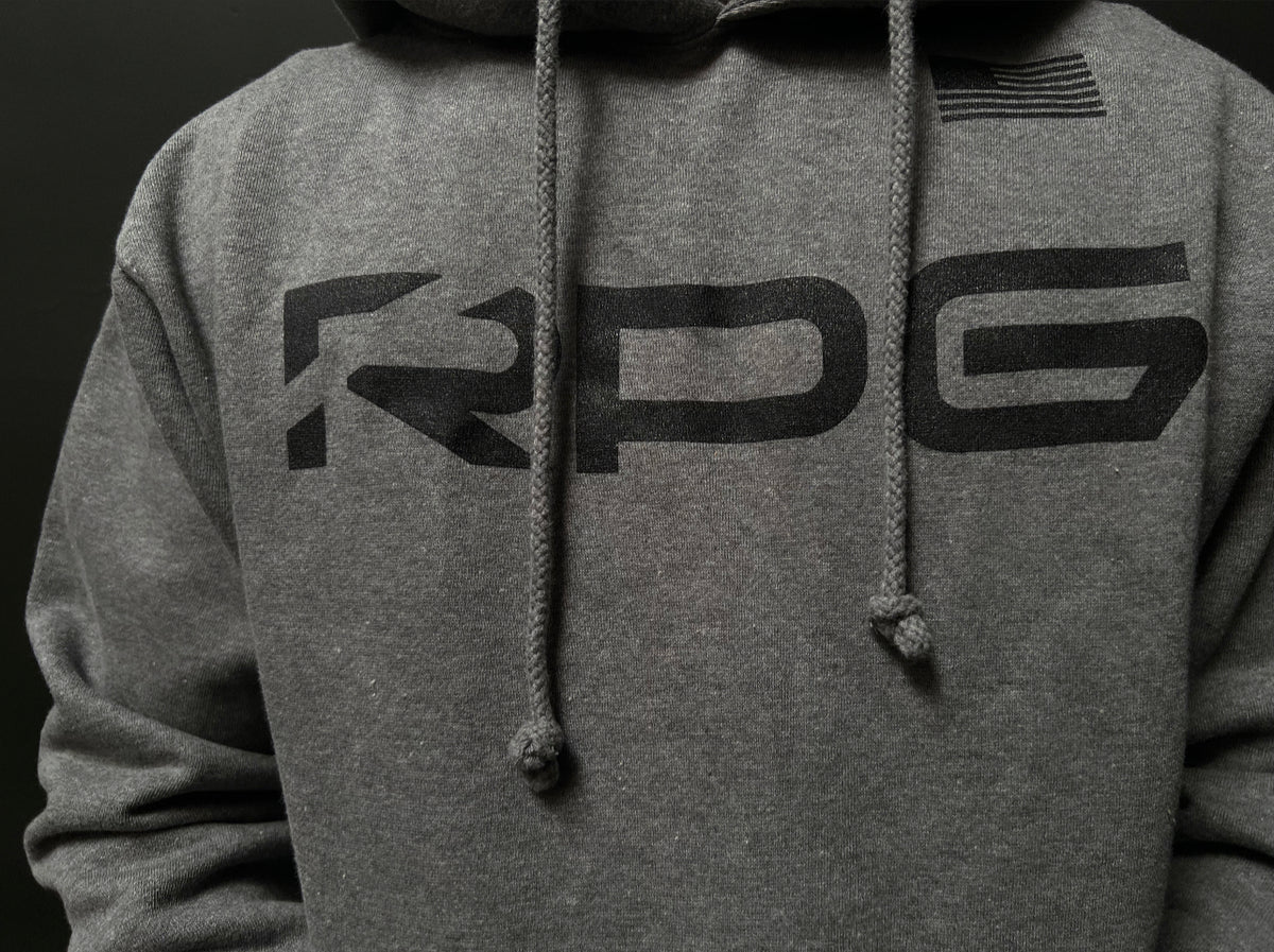 MEN&#39;S CORE HOODIE-  GUNMETAL HEATHER -11/29/24