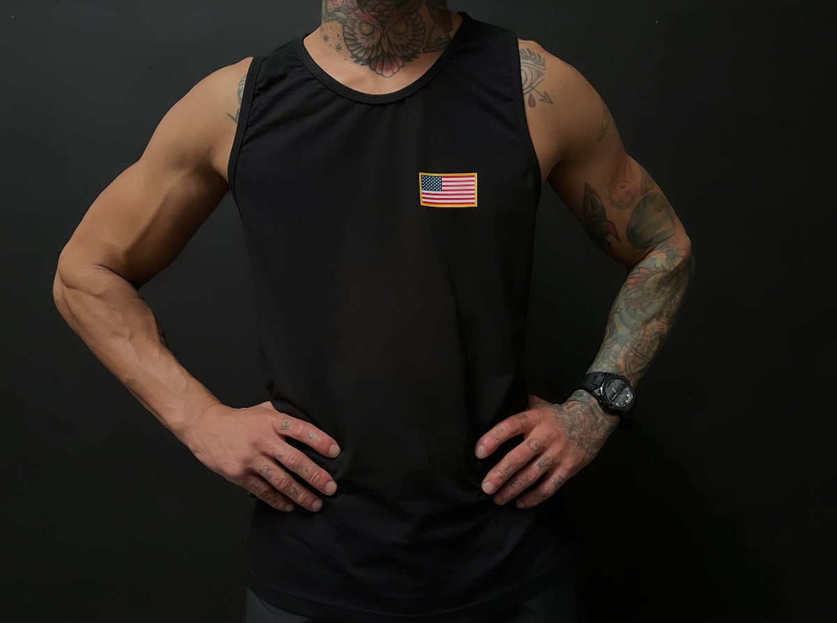 MEN&#39;S RPG &quot;FLAG EDITION&quot; TANK- BLACK (COMING SOON)