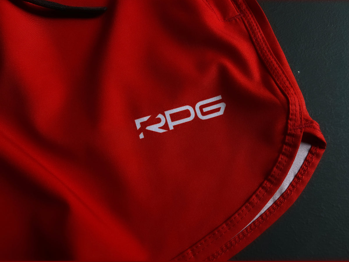 MEN&#39;S RPG &quot;ORANGE/RED&quot; PERFORMANCE SHORTS (AVAILABLE NOW)
