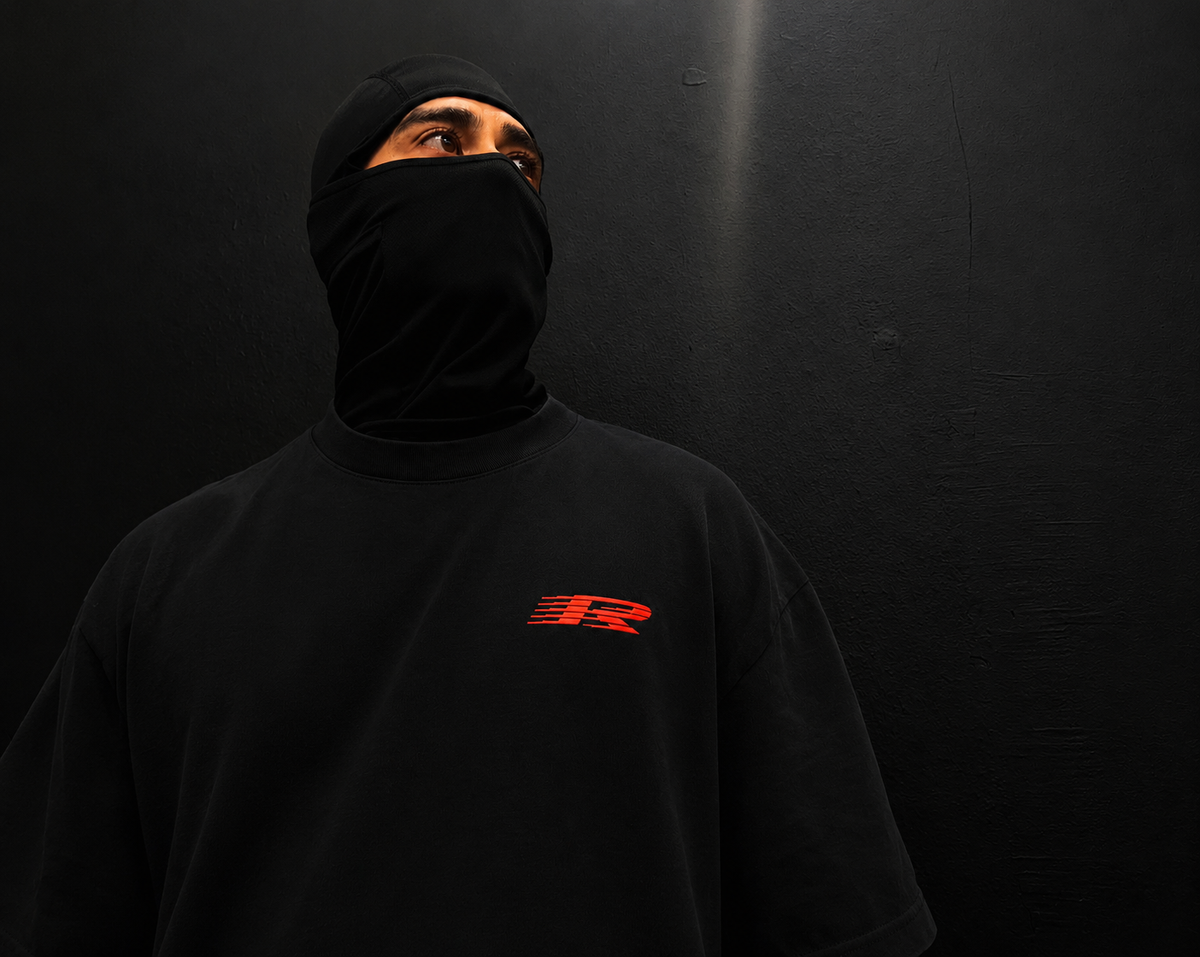 MEN'S RPG "REDLINE" RACING COLLECTION HEAVYWEIGHT TEE- BLACK (NEW)