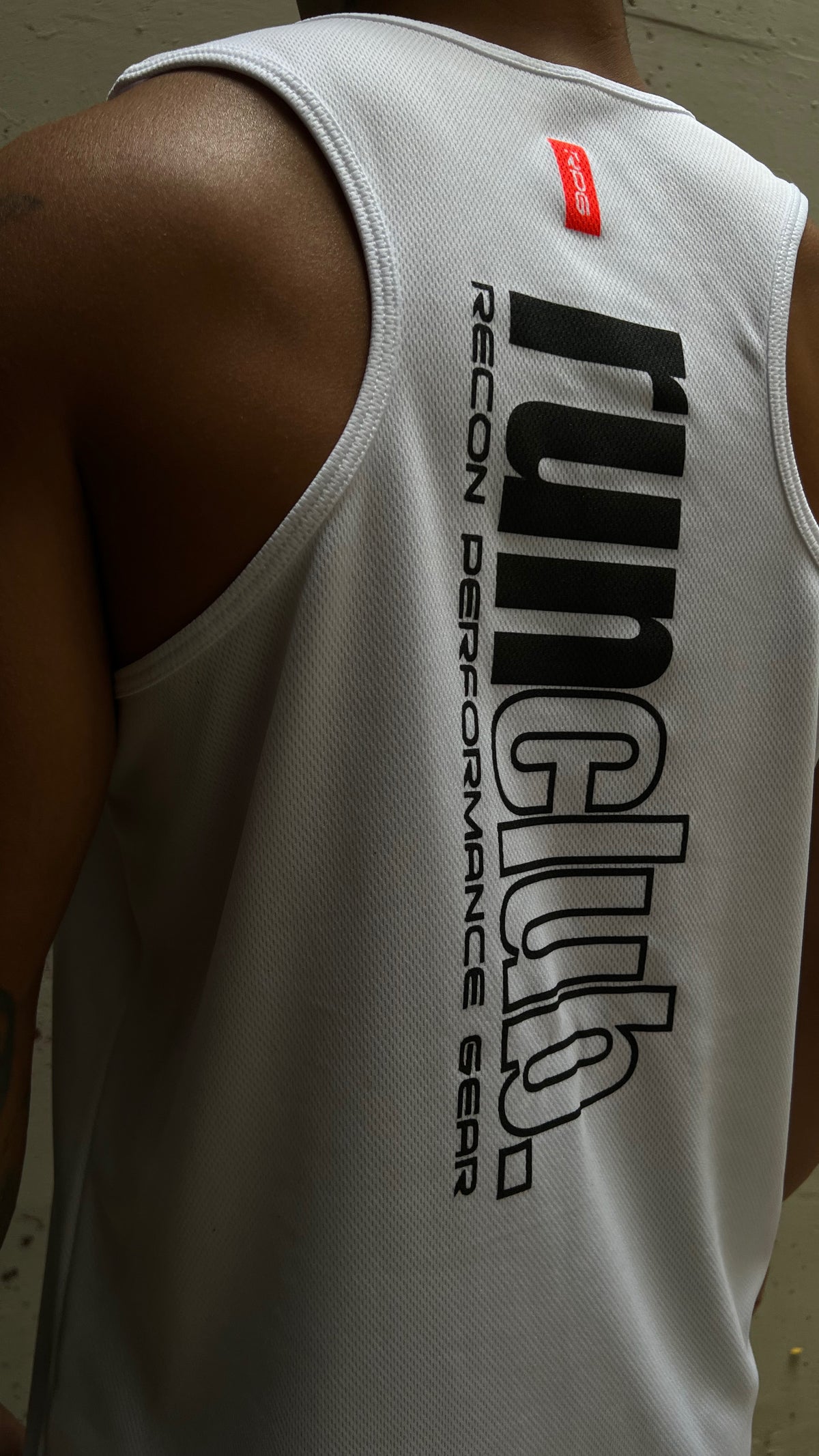 MEN&#39;S RPG &quot;RUNCLUB&quot; TANK- LIMITED EDITION-WHITE