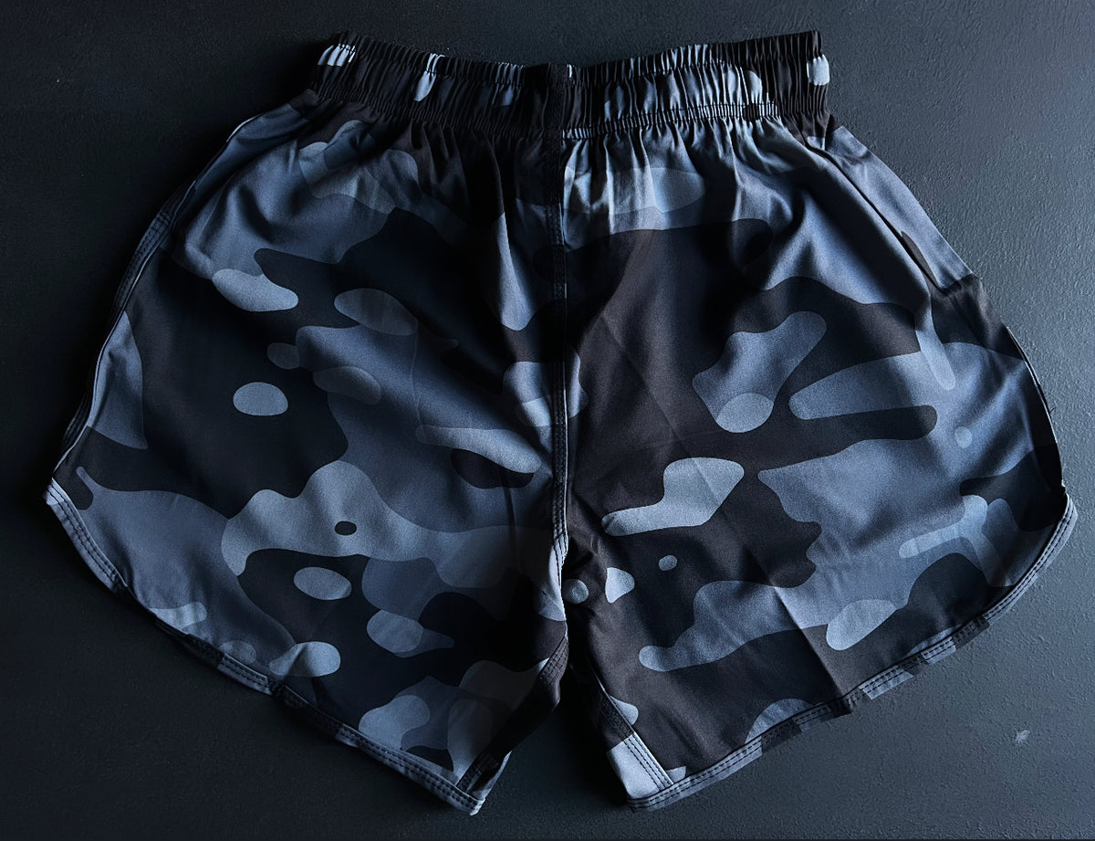 MEN&#39;S RPG PERFORMANCE GREY CAMO SHORTS 3.0