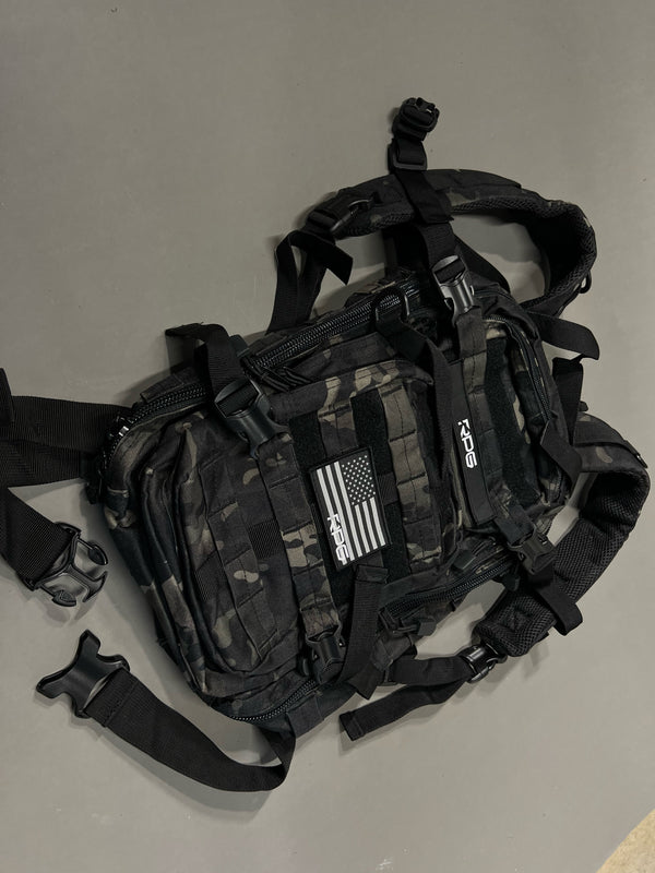 RPG SMALL ASSAULT BACKPACK (BLACK CAMO)