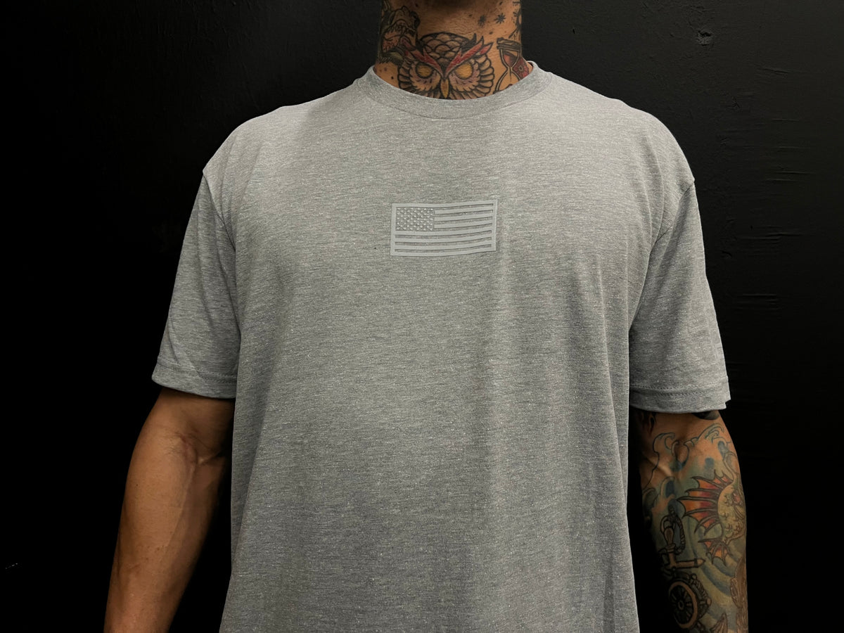 MEN'S RECON PERFORMANCE GEAR "BASIC" TEE - HEATHER GREY(NEW)