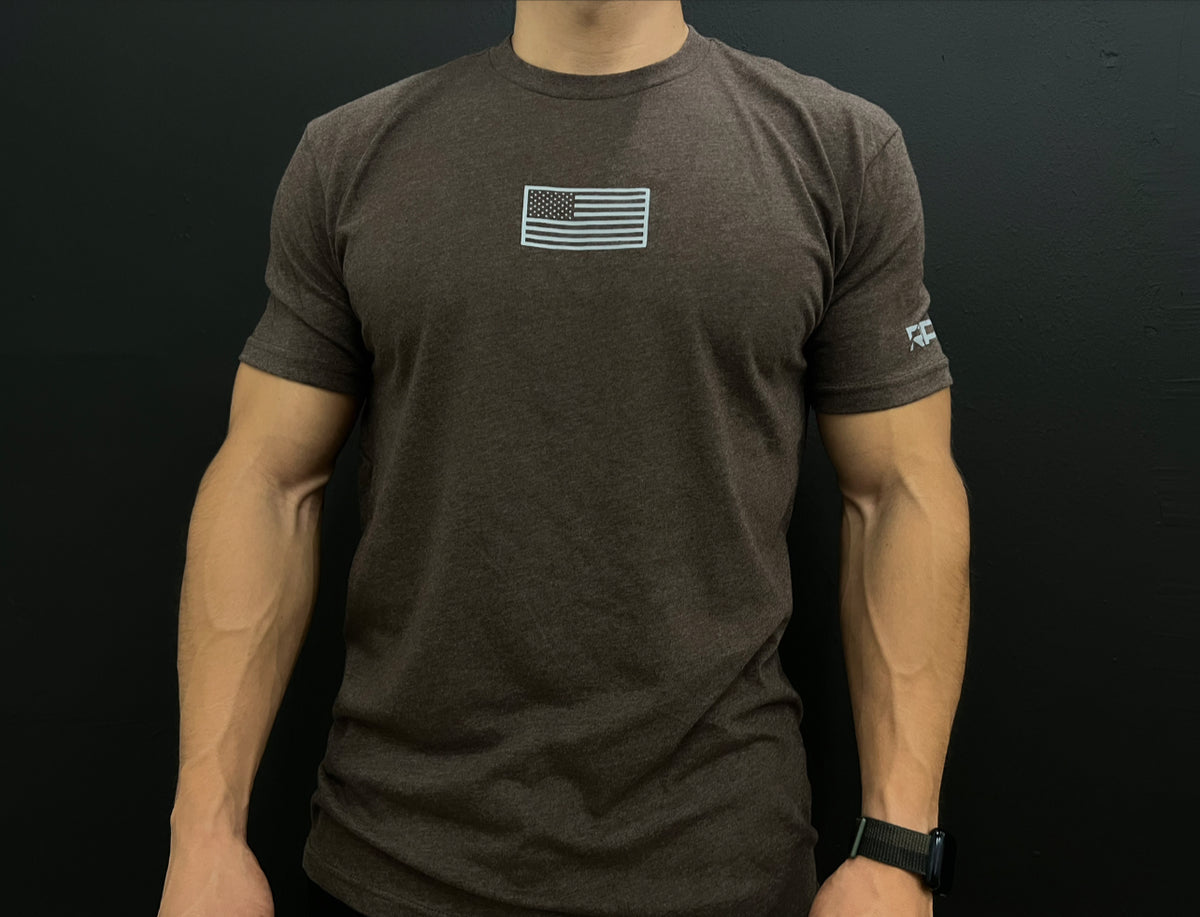 MEN'S RECON PERFORMANCE GEAR "BASIC" TEE - ESPRESSO