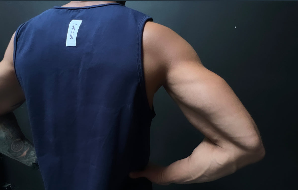 MEN&#39;S RPG &quot;FLEXFIT&quot; TANK -NAVY (COMING SOON)