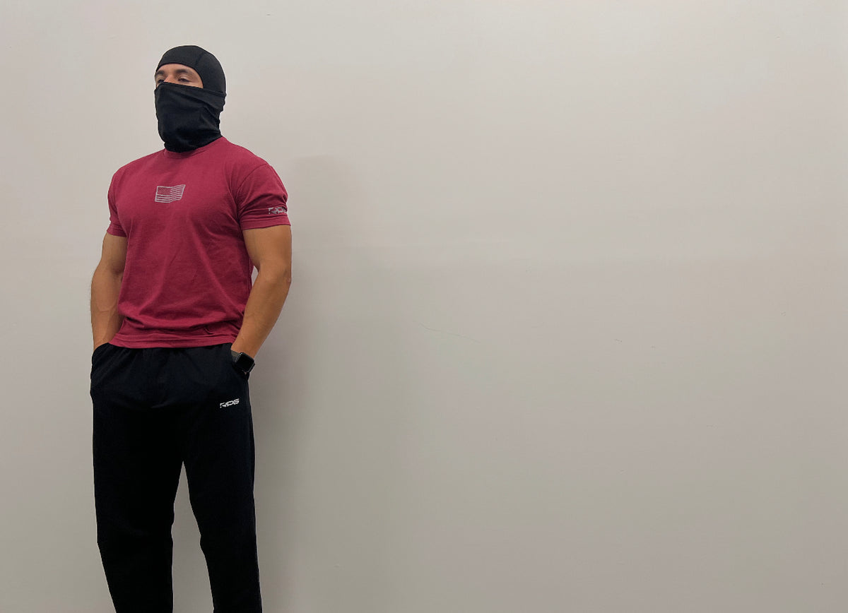 MEN&#39;S RECON PERFORMANCE GEAR &quot;BASIC&quot; TEE - HEATHER CARDINAL