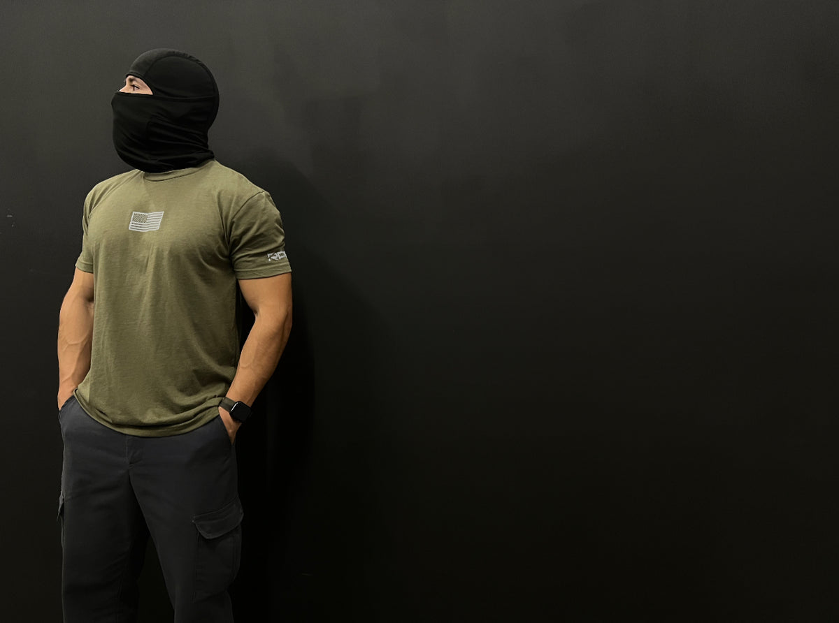 MEN'S RECON PERFORMANCE GEAR "BASIC" TEE - MILITARY GREEN (NEW)