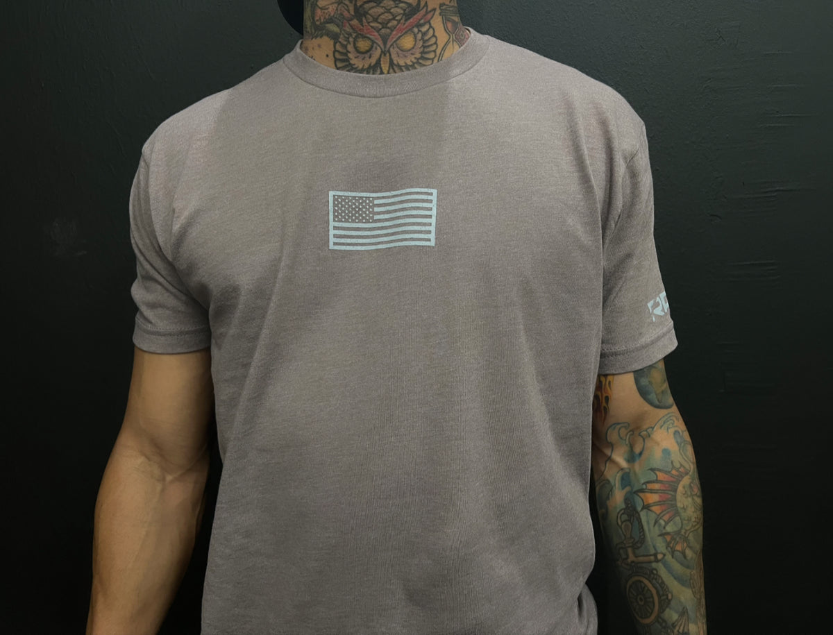 MEN'S RECON PERFORMANCE GEAR "BASIC" TEE - HEATHER SHIIKATE (NEW)