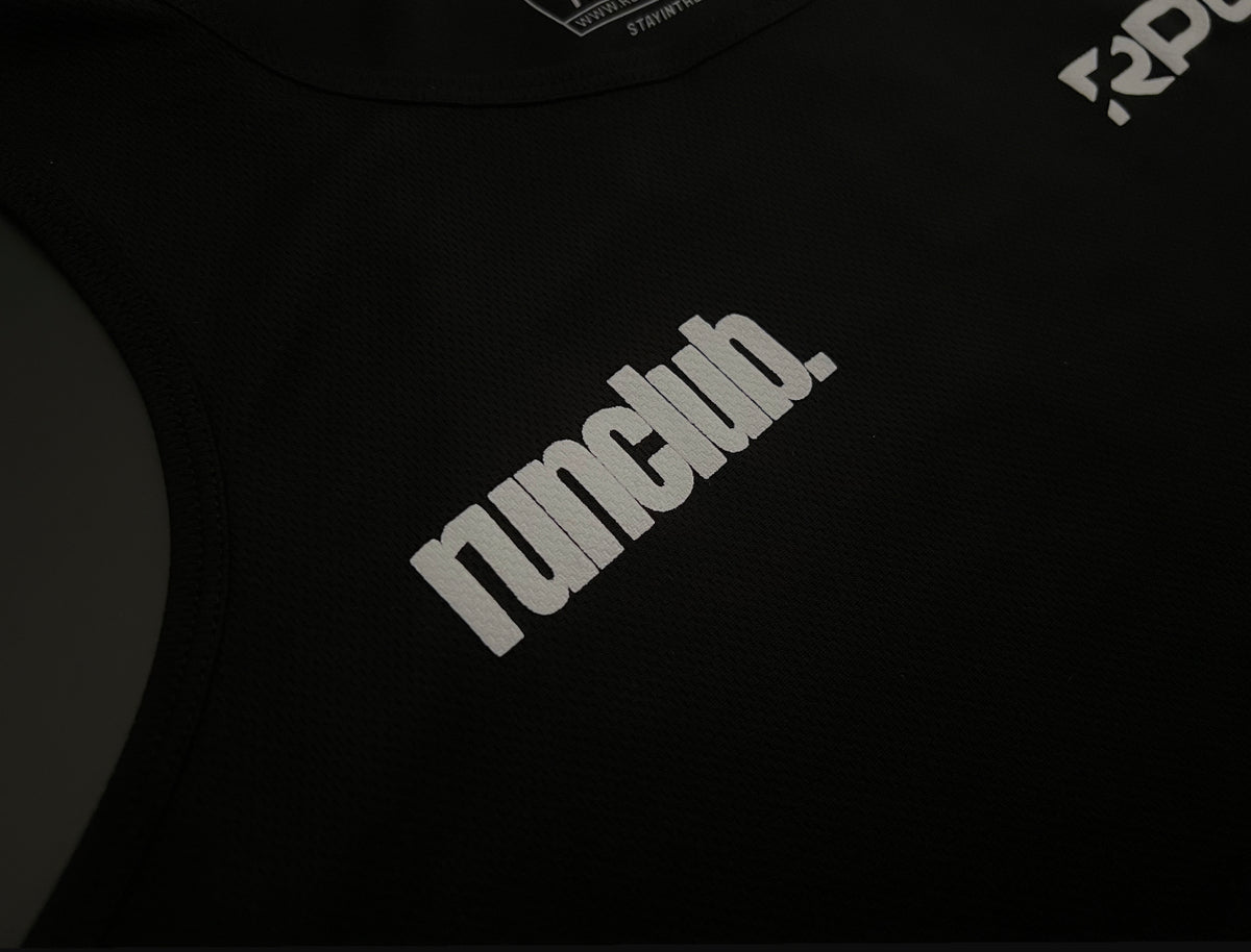 MEN&#39;S RPG &quot;RUNCLUB&quot; TANK- LIMITED EDITION-BLACK