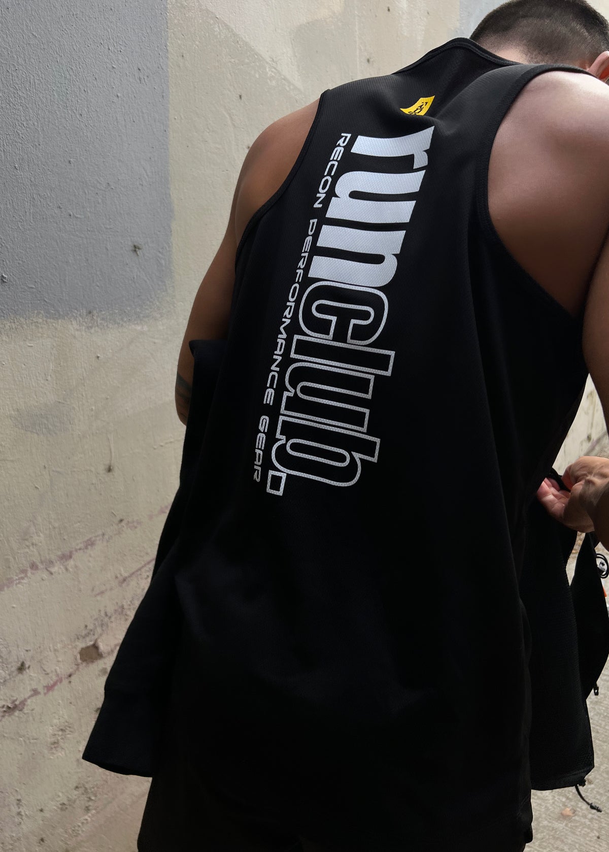 MEN&#39;S RPG &quot;RUNCLUB&quot; TANK- LIMITED EDITION-BLACK