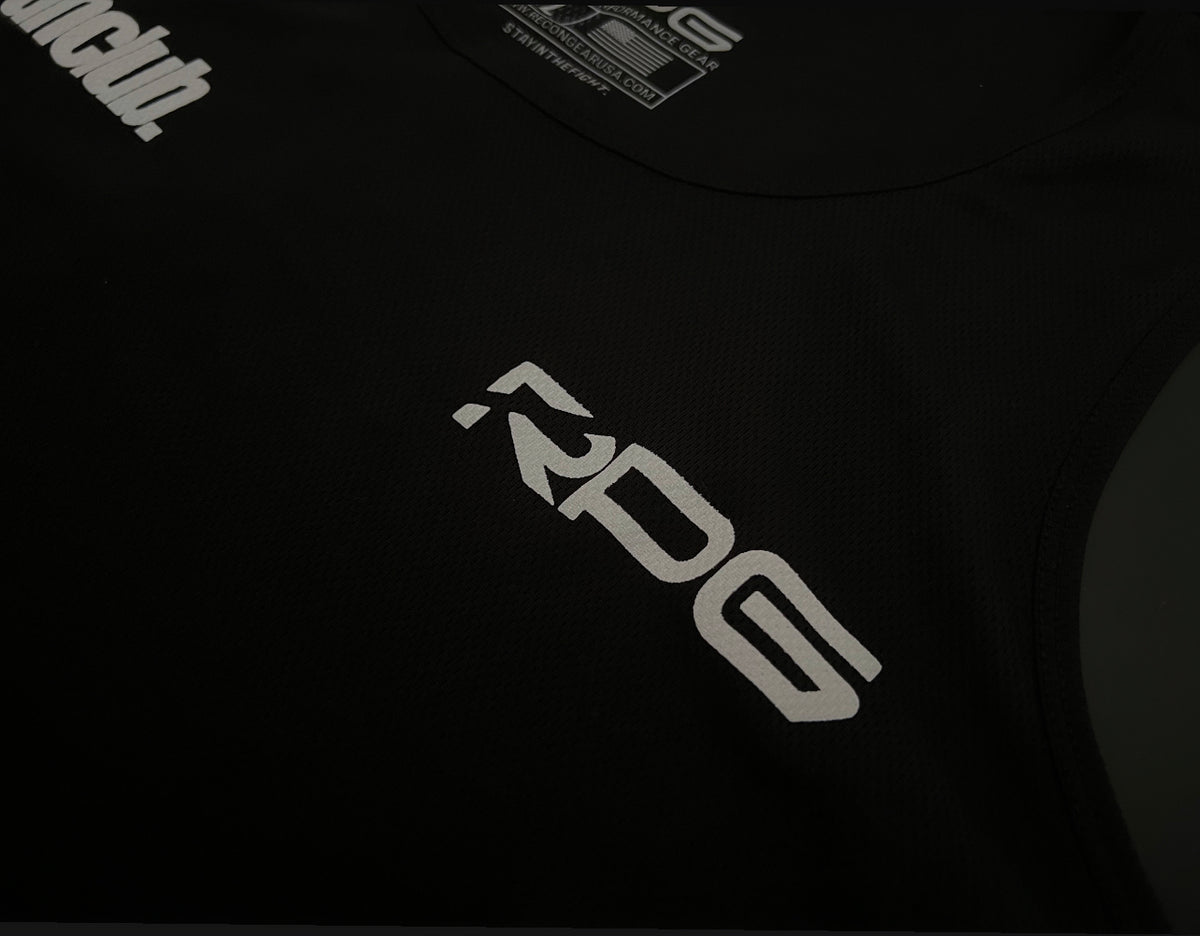 MEN&#39;S RPG &quot;RUNCLUB&quot; TANK- LIMITED EDITION-BLACK