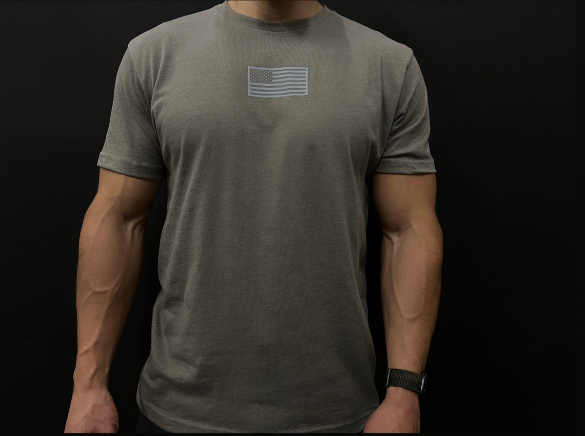 MEN'S RECON PERFORMANCE GEAR "BASIC" TEE - STONE GREY (NEW)