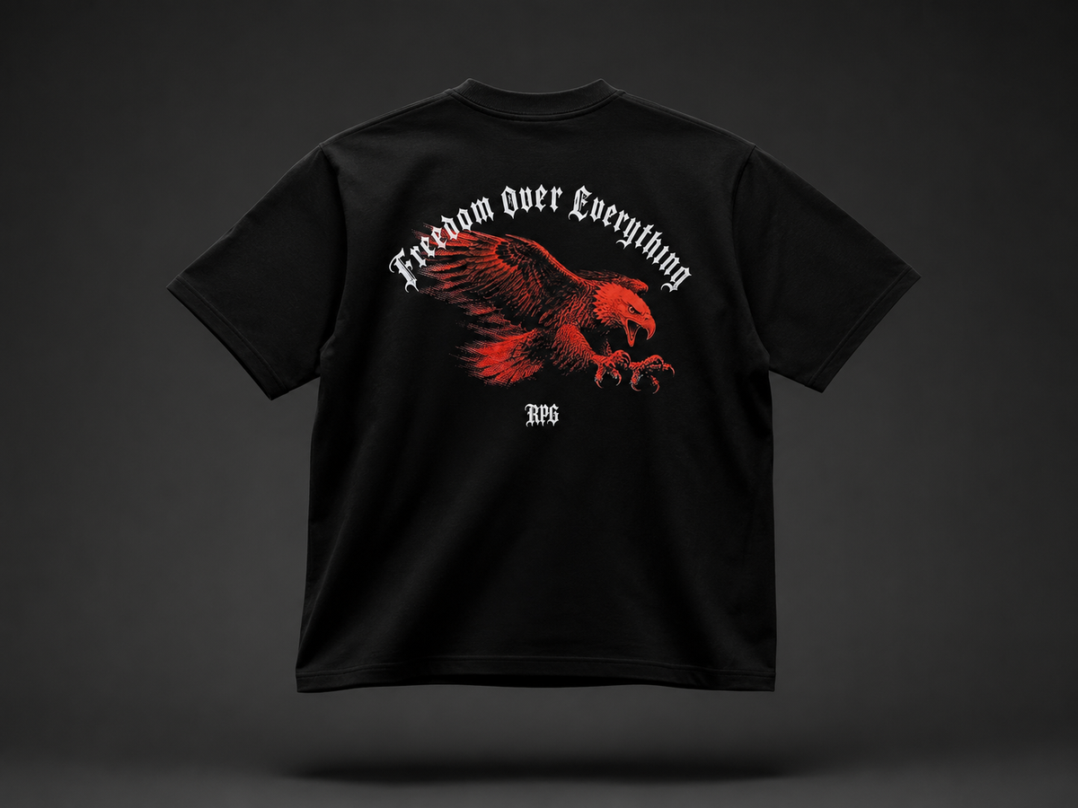 MEN'S RPG "F.O.E" PREMIUM OVERSIZED TEE (NEW)