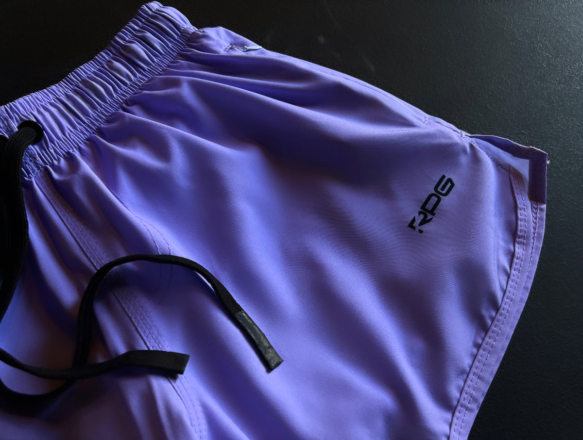 WOMEN&#39;S PERFORMANCE SHORTS- LAVENDER