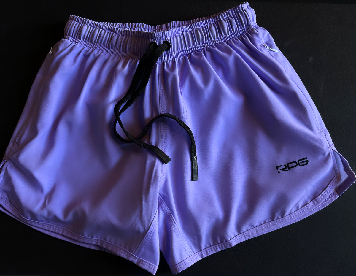 WOMEN&#39;S PERFORMANCE SHORTS- LAVENDER