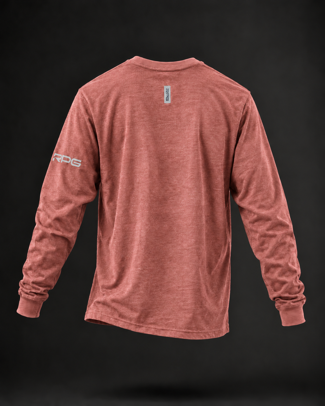 MEN'S RPG LONG SLEEVE BASIC TEE-HEATHER REDWOOD (NEW)