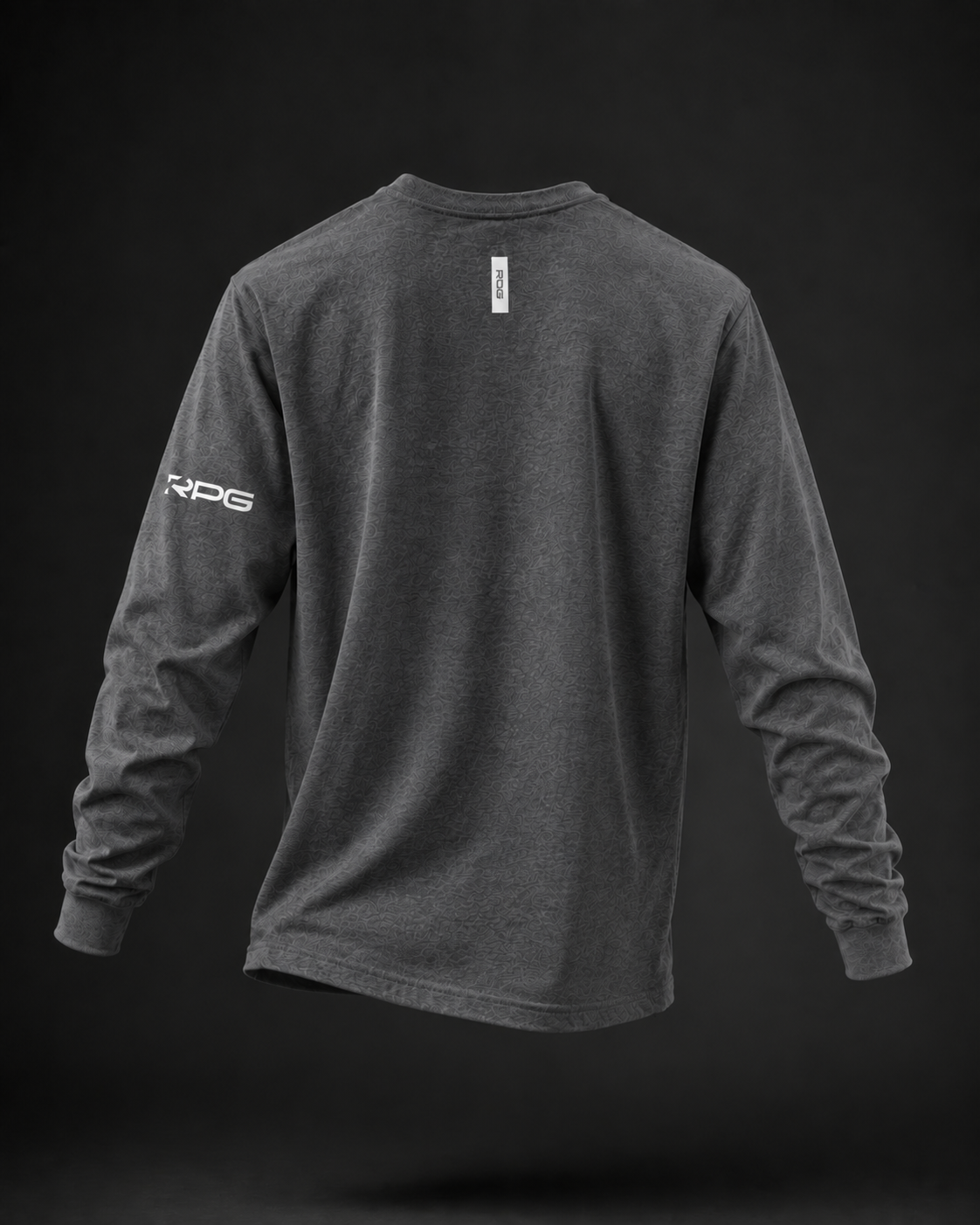 MEN'S RPG LONG SLEEVE BASIC TEE-CHARCOAL (NEW)