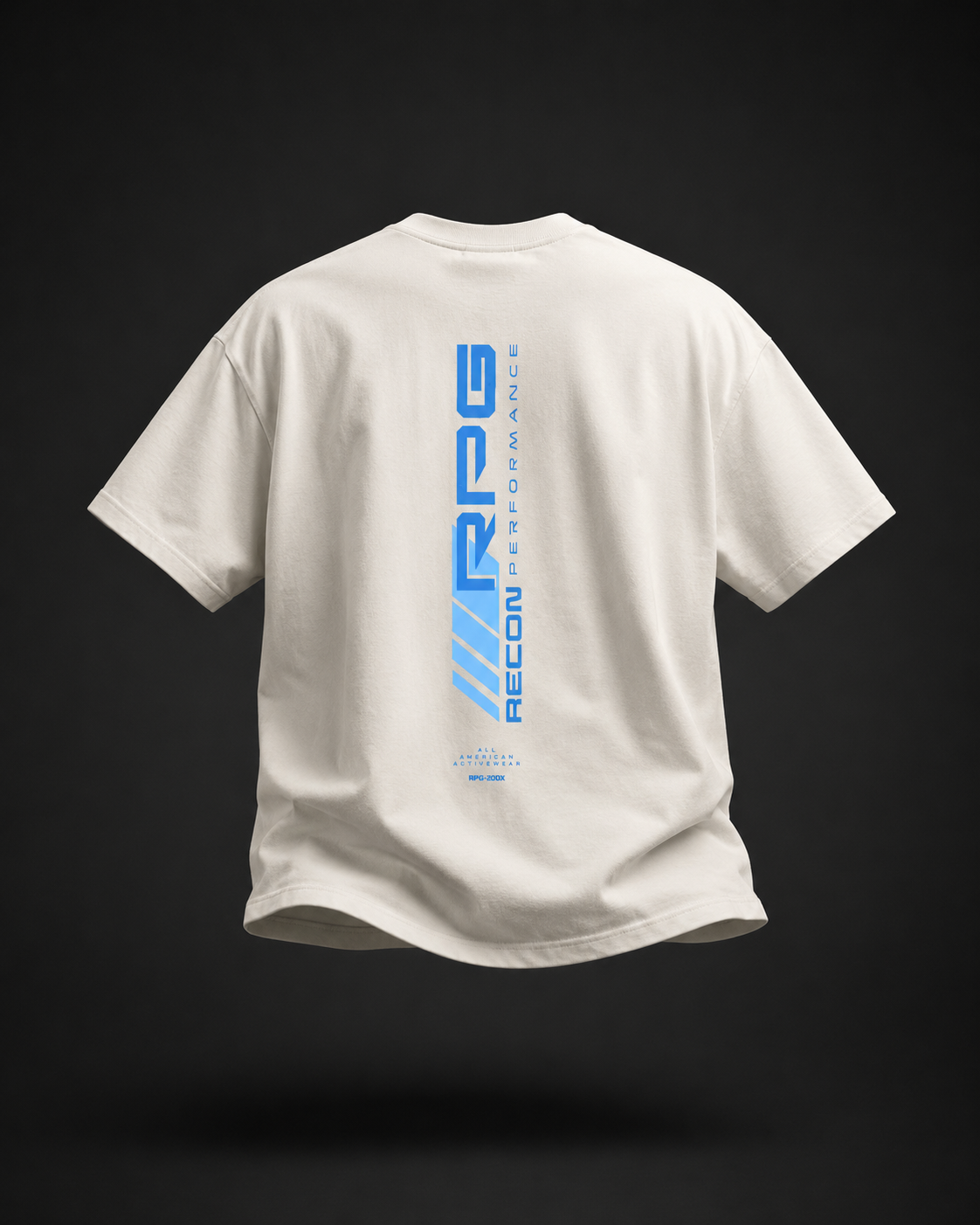 MEN'S RPG "COMPETITION" OVERSIZED TEE- CREAM