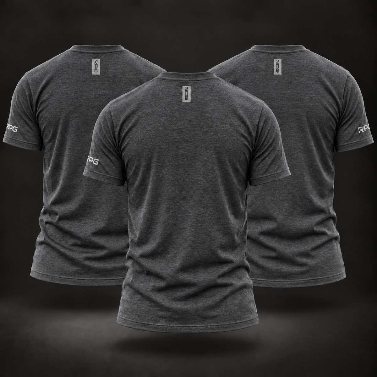 MEN'S RECON PERFORMANCE BASIC TEES — 3 PACK HEATHER CHARCOAL