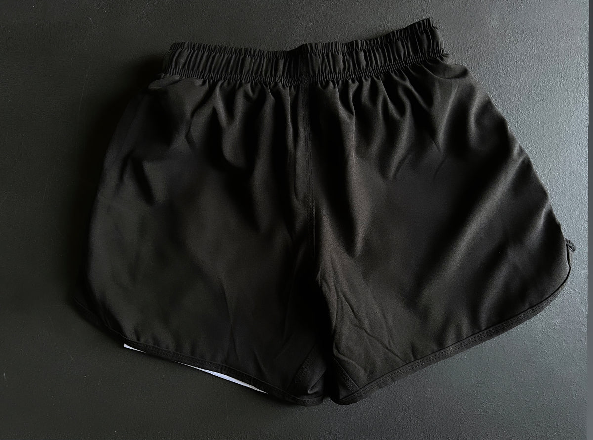 WOMEN&#39;S PERFORMANCE SHORTS- BLACK